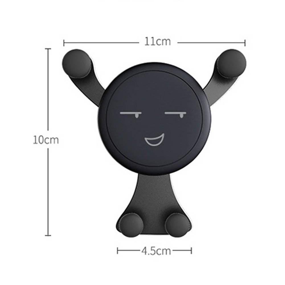 Holder Handphone / GPS Universal Bentuk Panda Untuk Ventilasi Ac Mobil