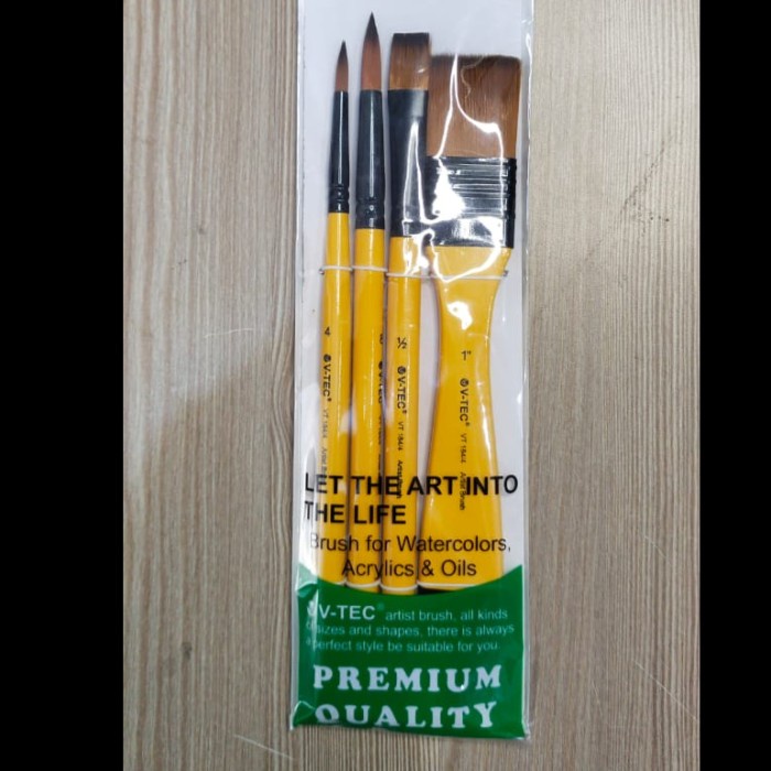 

Bergaransi Kuas Lukis Vtec Vt184 /4 Pcs Terlaris