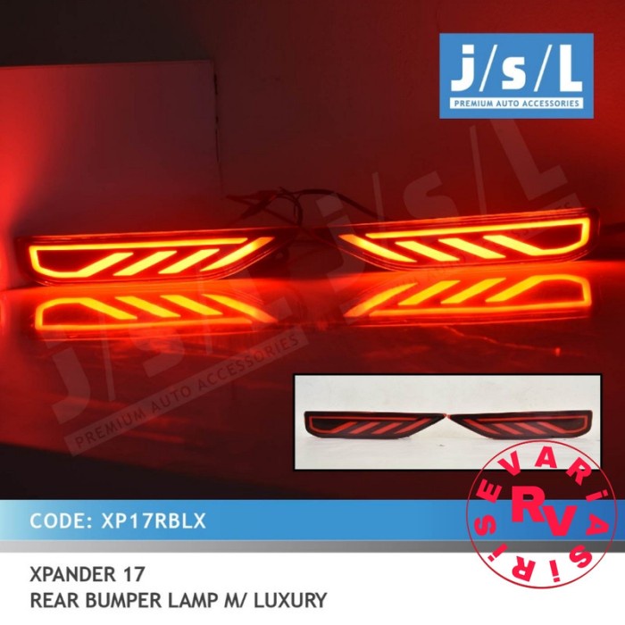 [COD] Mata Kucing Reflektor Lampu Led Cob Luxury Bemper Belakang Xpander / Perlengkapan Variasi Mobi