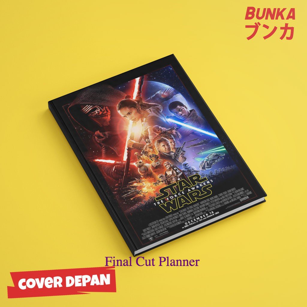 

Notebook Star Wars 7A Hardcover A5 Buku Tulis Catatan Note Agenda Planner Jurnal .