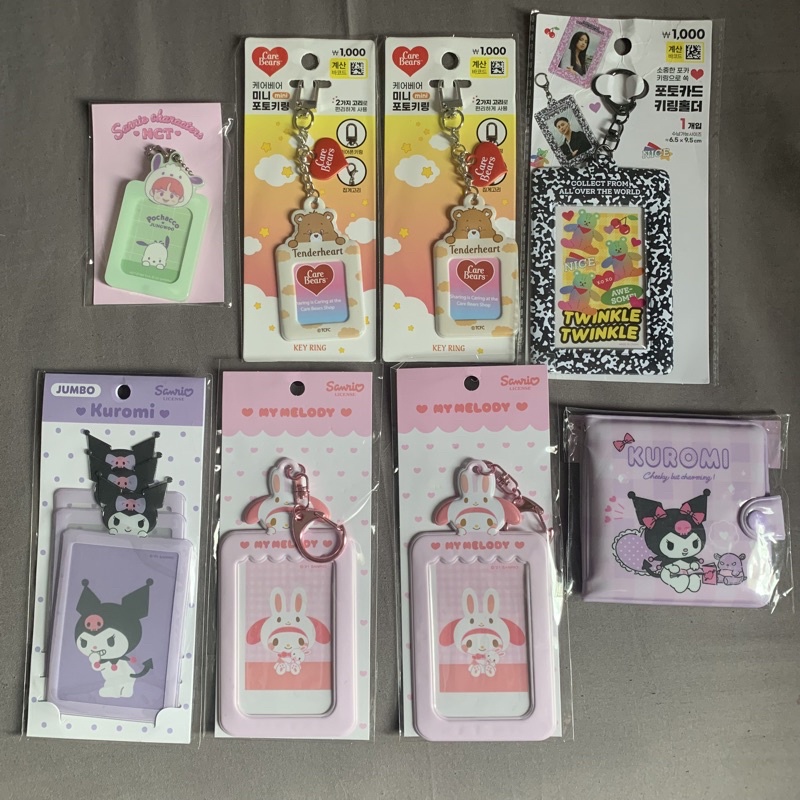 Ready Stock - Mini Acrylic Keyring Sanrio x Nct , PC holder Ducky world sanrio & Daiso