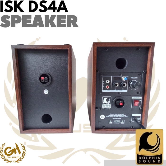 Isk Ds4A Speaker Monitor Flat Murah Promo