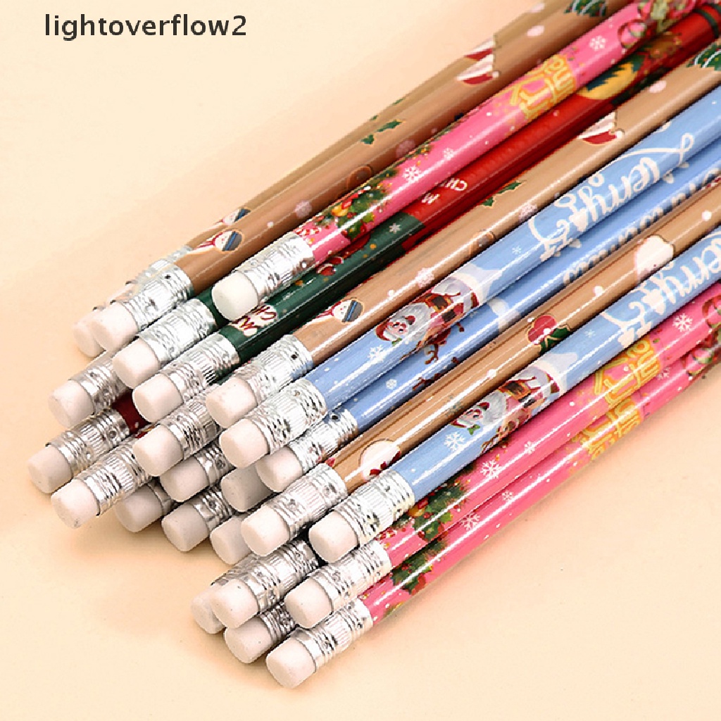 (lightoverflow2) 6pcs / Lot Pensil HB Dengan Kotak Penyimpanan Untuk Menulis / Menggambar