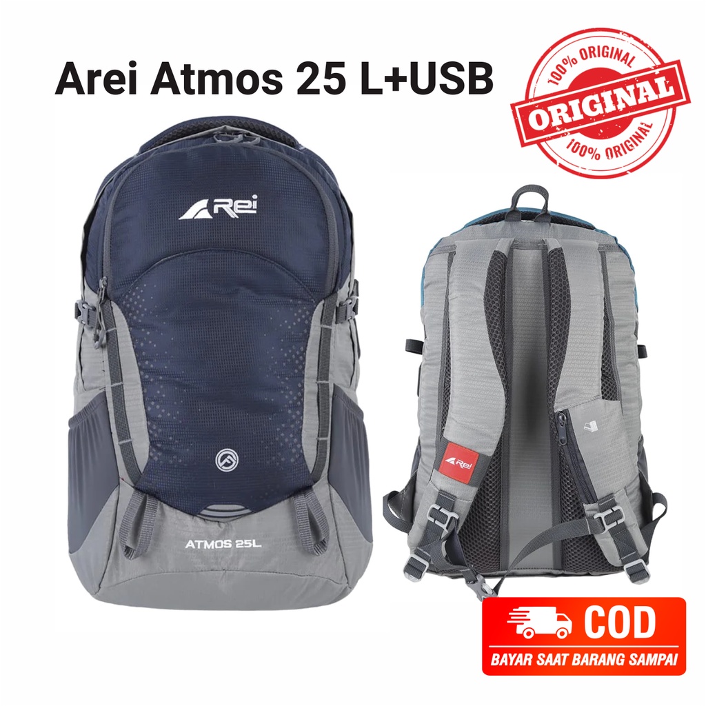Tas Ransel Arei / Rei Atmos 25L+USB Original