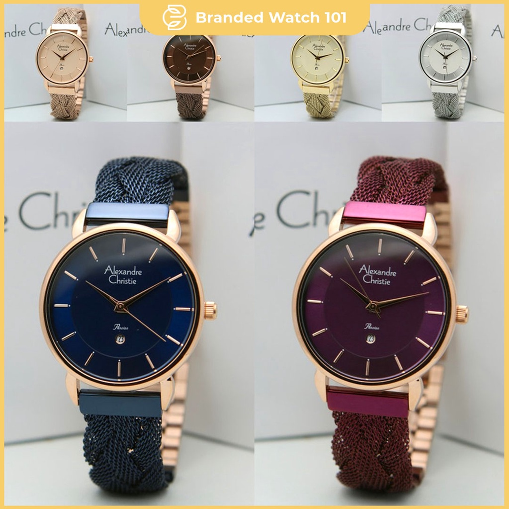 ORIGINAL Jam Tangan Wanita Alexandre Christie AC 2857 / AC2857 / 2857 Garansi Resmi 1 Tahun.