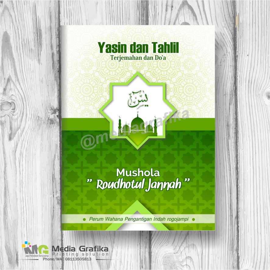 

YASIN Isi HVS 128 Halaman Sampul Softcover