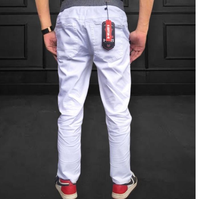 Terbaru.. Celana panjang pria keren / celana jeans panjang pria pinggang karet / jeans pria pinggang