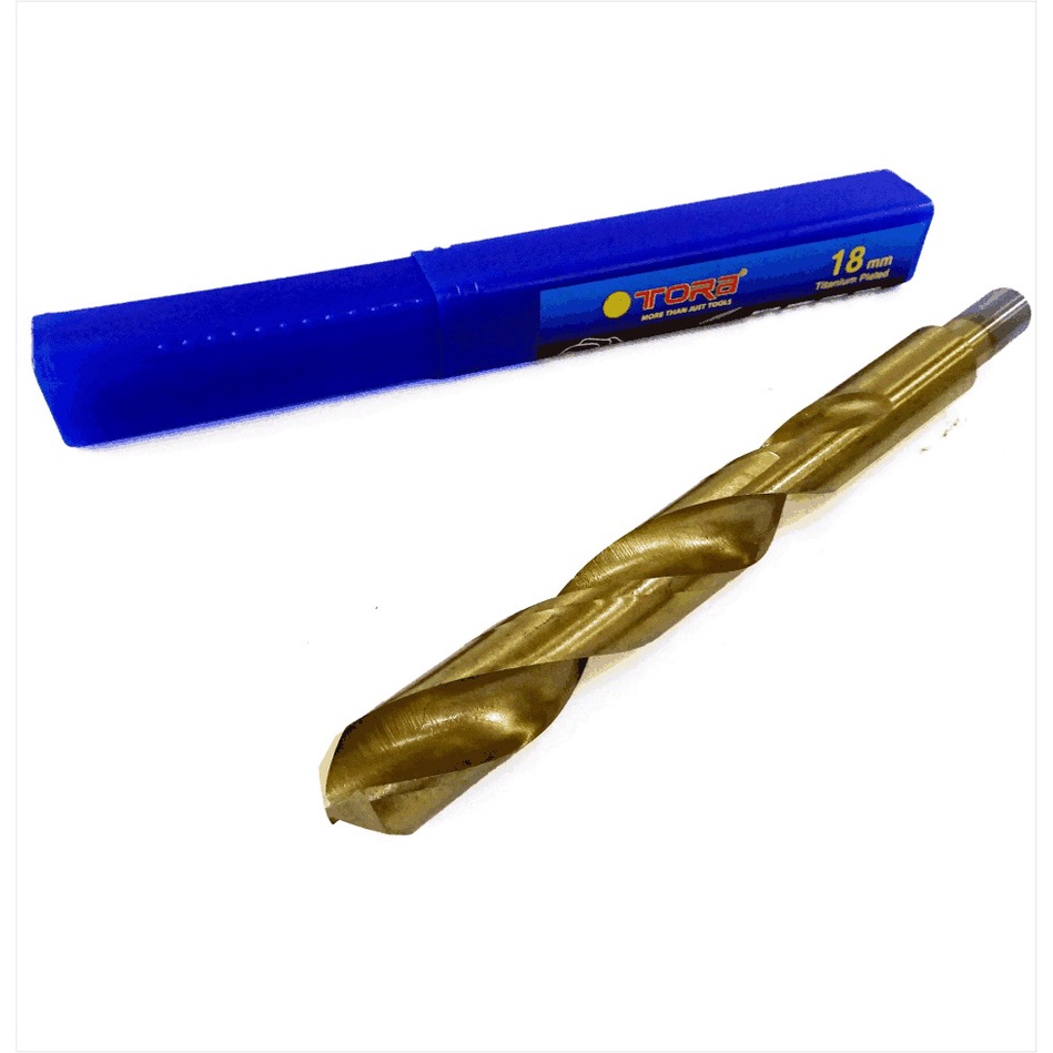 TORA Mata Bor Satuan Besi & Kayu 18 Mm HSS Kuningan