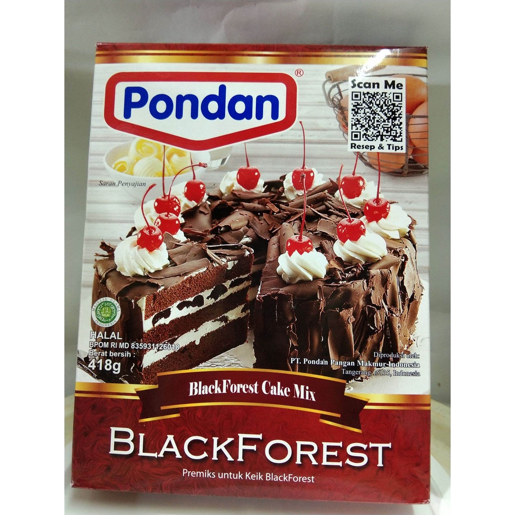 PONDAN Black Forest 418 Gram