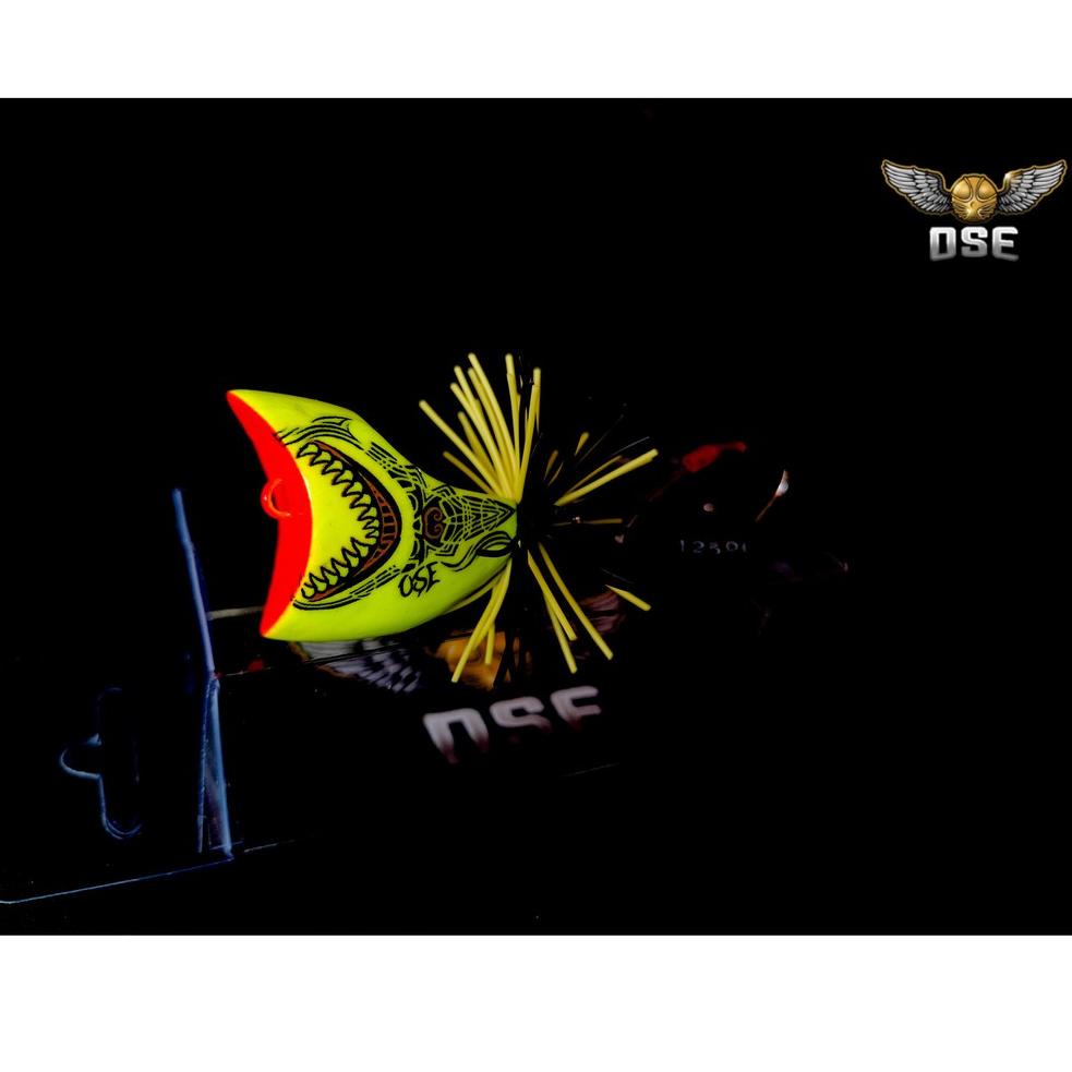 Jaws Frog Mini 3cm Ose Nusantara Barong Snakehead Specialist Umpan Casting Gabus Toman Handmade Noco