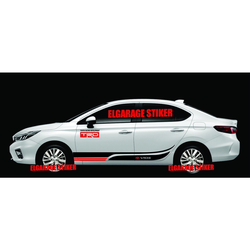 Stiker mobil toyota vios cutting stiker list mobil vios stiker variasi mobil vios city camry corolla