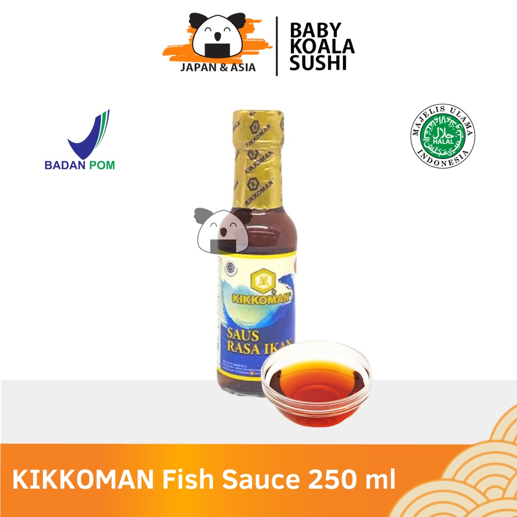 KIKKOMAN Fish Sauce 150 ml Halal | Saos Ikan Halal