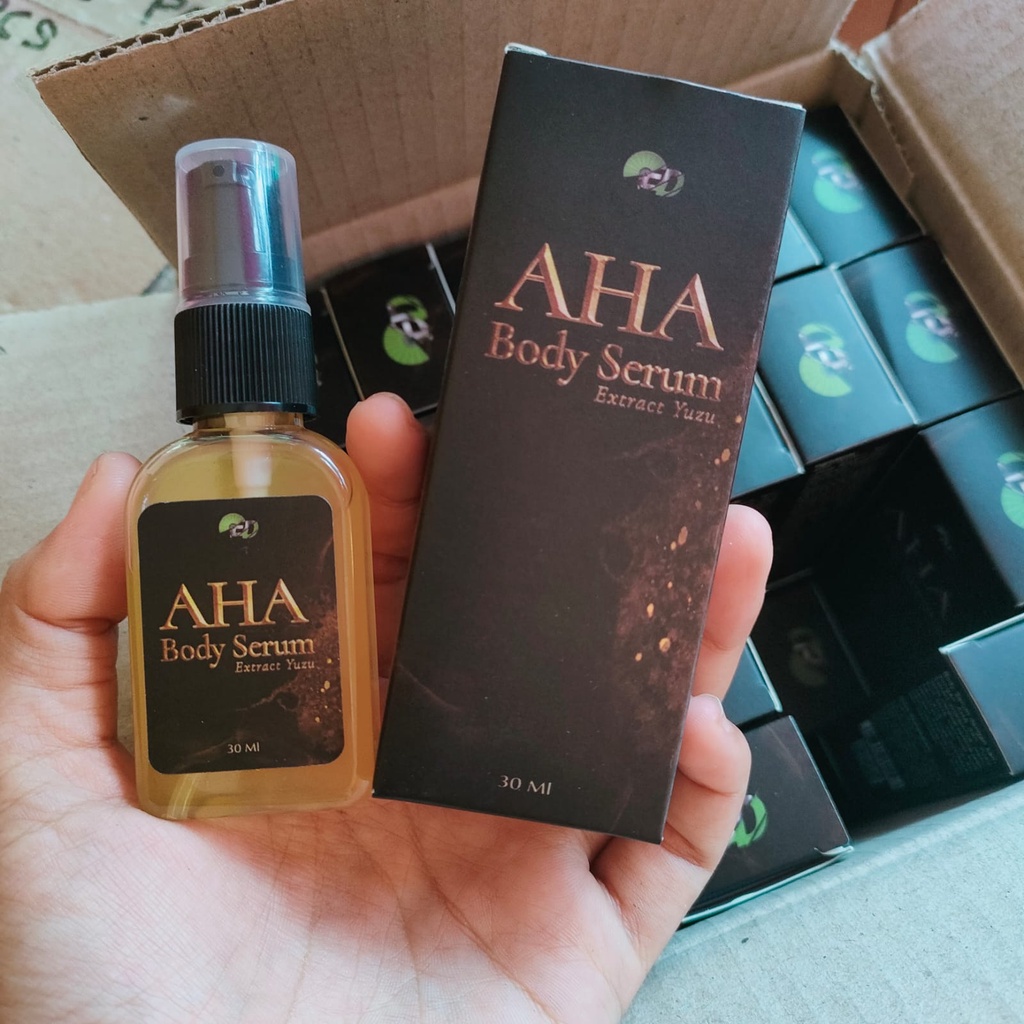 AHA Body Serum ELD With Extract Yuzu / Body Serum / Serum Badan / Serum Pemutih / Serum Whitening