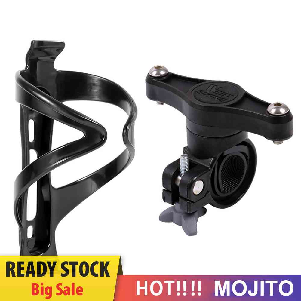 West Biking Bracket Holder Botol Minum Rotasi 360 Derajat Untuk Sepeda