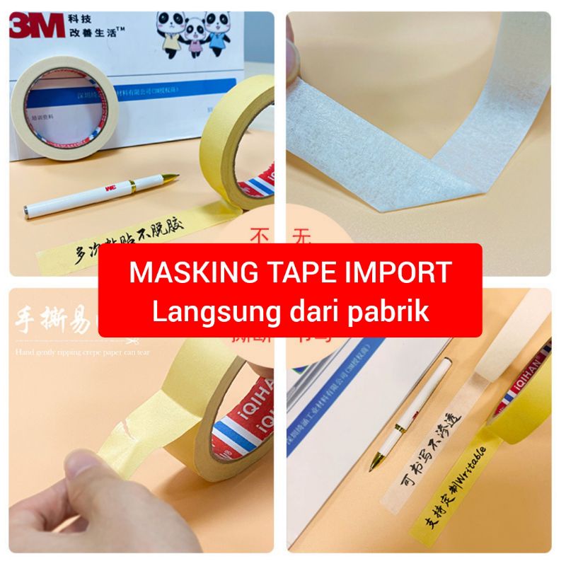 

Masking Tape Lakban Kertas Import Asli