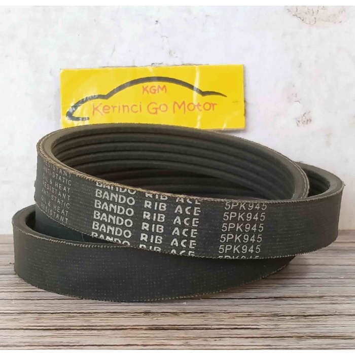 BANDO VAN BELT 5PK 945 RIB BELT TALI KIPAS 5PK-945 FAN BELT ALUR