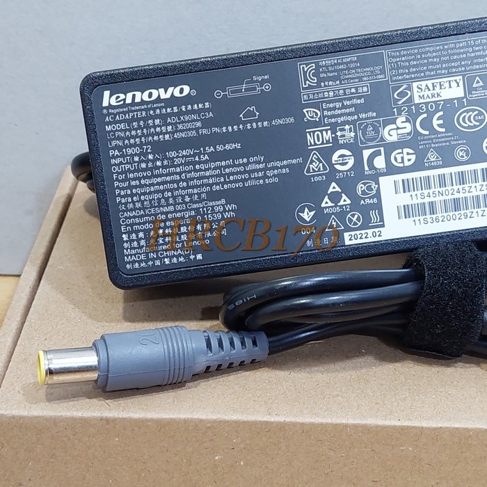 Adaptor Charger LEN Thinkpad R400 R500 SL410 SL510 T400 T61 R61 -HRCB