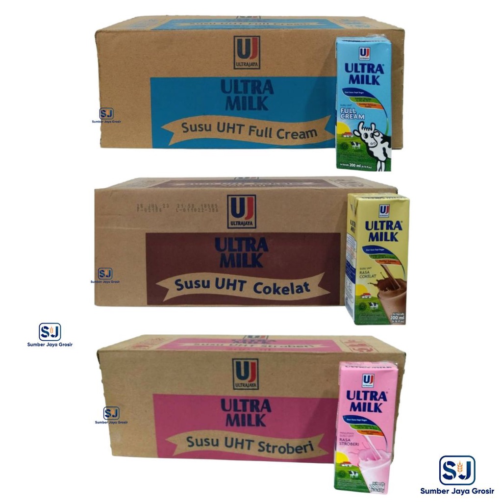 

Ultra Milk 200 ml 1 Dus isi 24 pcs