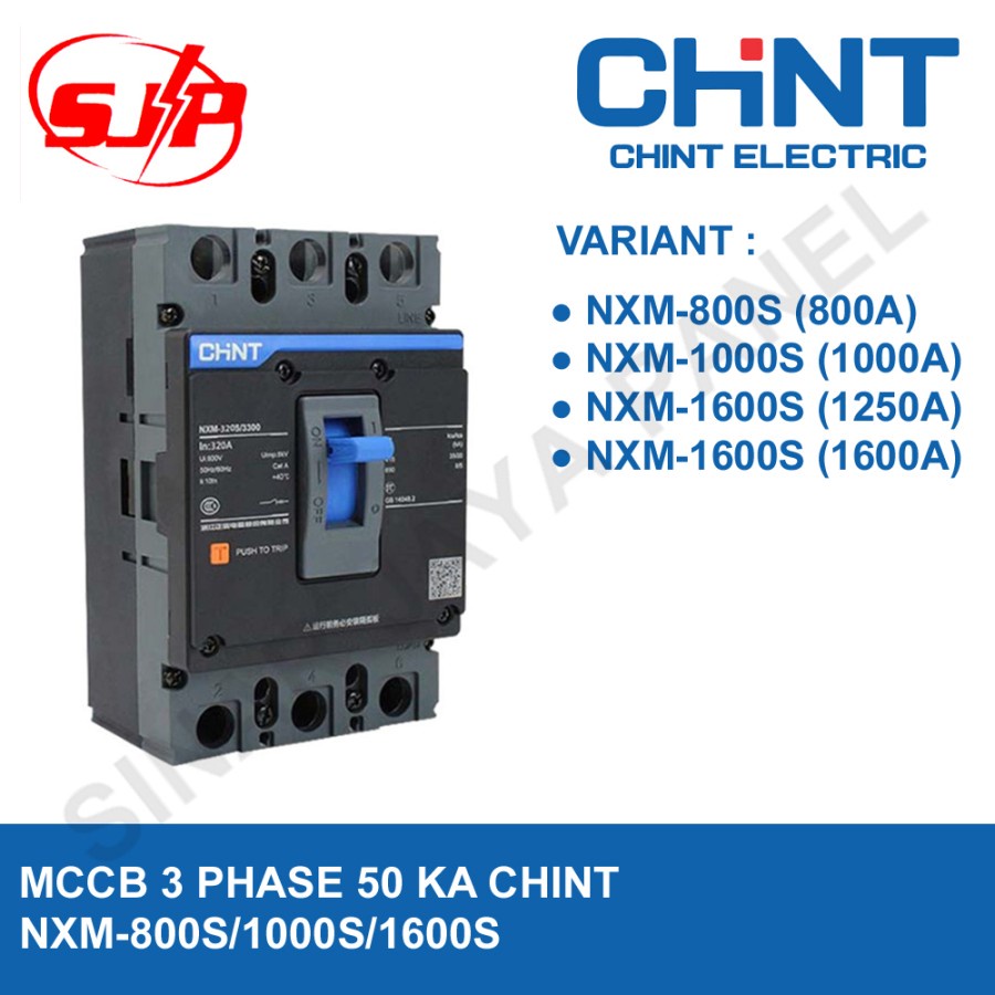 Jual Mccb Chint 3 Phase Nxm 800s1000s1600s3p 50ka 800a 1000a 1250a 1600a Shopee Indonesia 7346