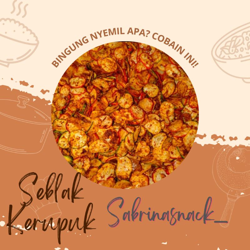 

[ TERMURAH ] Kerupuk seblak kencur 275gr