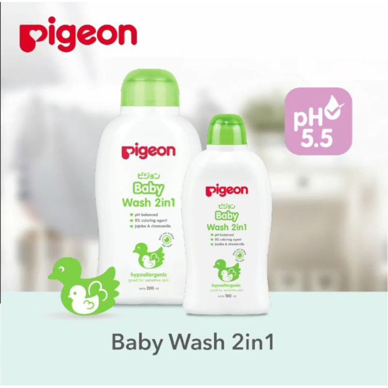 Pigeon baby wash 2in1 400 ml