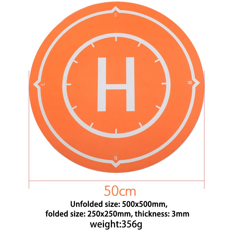 【50*50cm】Landing Pendaratan Untuk Drone/Landing Helipad/Drone Landing Pad
