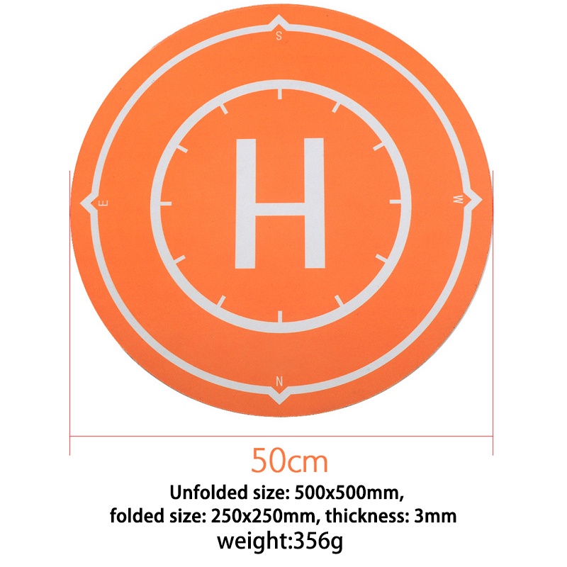 【50*50cm】Landing Pendaratan Untuk Drone/Landing Helipad/Drone Landing Pad