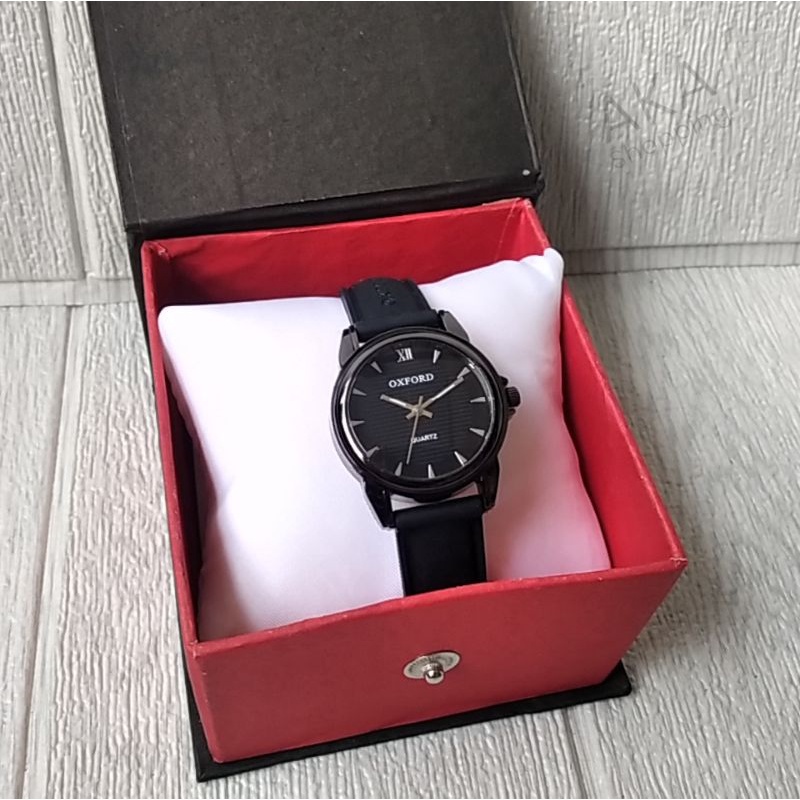 Jam Tangan Couple Strap Karet Trendy Terkini Original Oxford