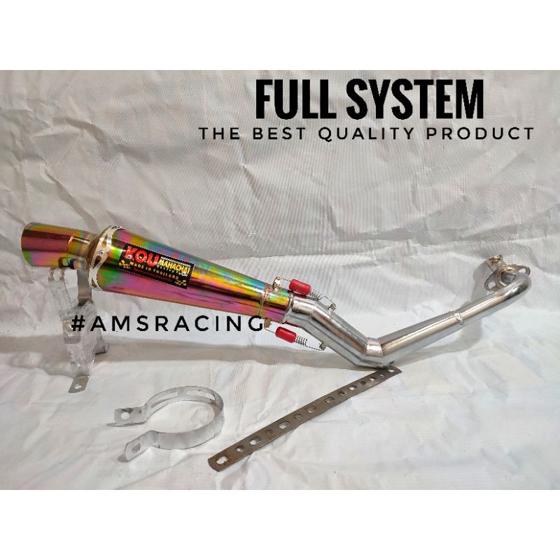 Knalpot racing KOU Mahachai Bunglon  Vario 110 karbu/techno/vario 110 fi/vario 125 old/led/vario 150