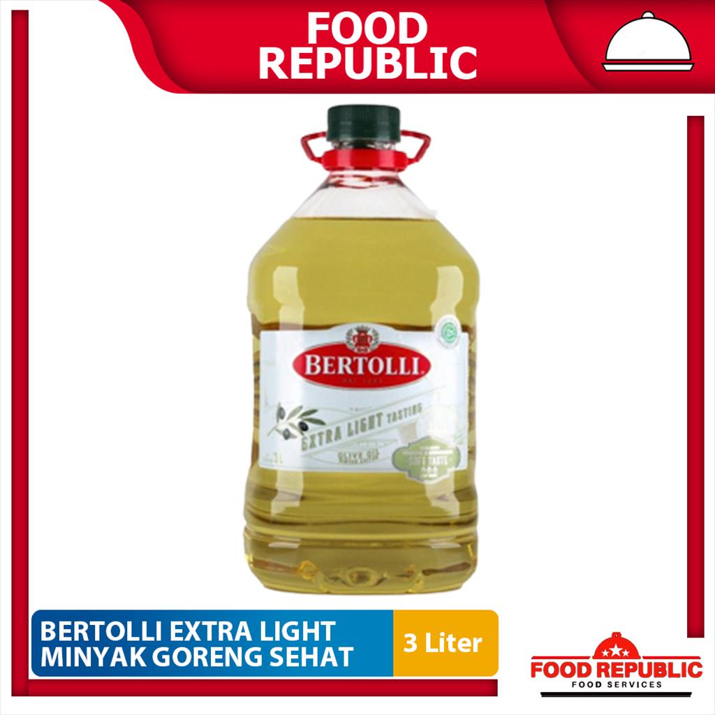 Bertolli Extra Light Olive Oil 3 LTR Minyak Goreng Sehat Best Seller