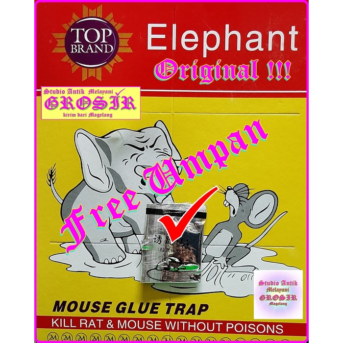 LEM TIKUS 22100 - LEM TIKUS PAPAN ELEPHANT - LEM TIKUS ELEPHANT - LEM TIKUS CAP GAJAH - LEM TIKUS CA