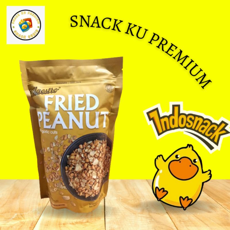 

Maestro Fried Peanut with garlic cuts 200 Gr / Kacang Goreng Irisam bawang / Kacang / irisan bawang / Fried Peanut / Kacang Bawang Goreng / Snack untuk Karaoke / Snack murah / jajanan santai