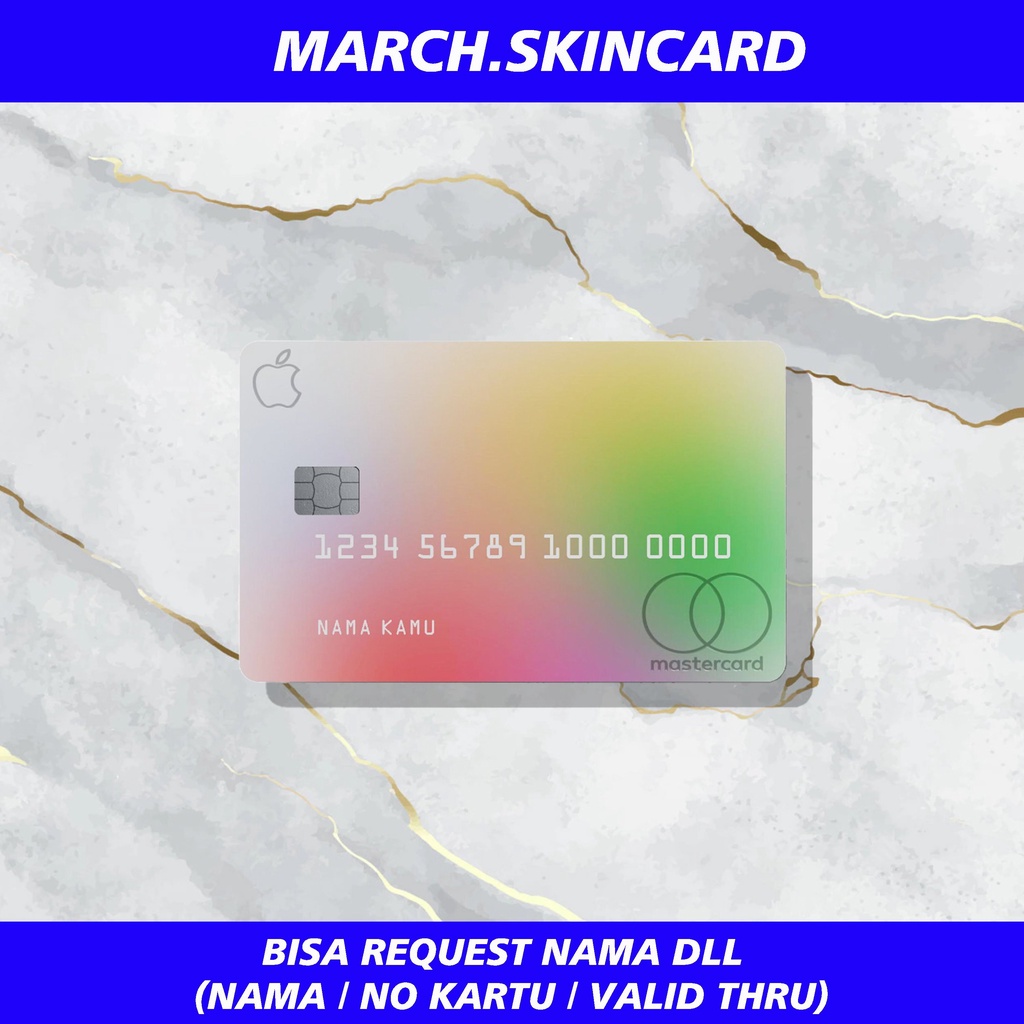 Jual FAKE KARTU APPLE CARD HOLOGRAM SERIES | March Skincard SKIN/SKIN ...