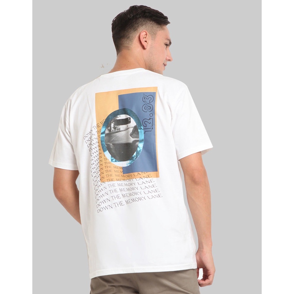 [ORI] Larusso Kaos Oblong Katun Casual Elegan 106981369 Kaos Pria