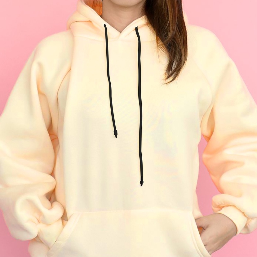 Sweater Hoodie Polos - Atasan Wanita Dan Pria - Outher Wanita - Hoodie Pria - Bahan Fleece - Allsize