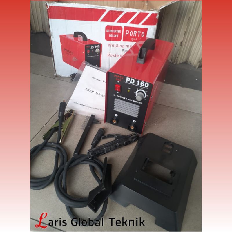 PORTO ITALY PD 160 900watt Mesin Travo Las Inverter