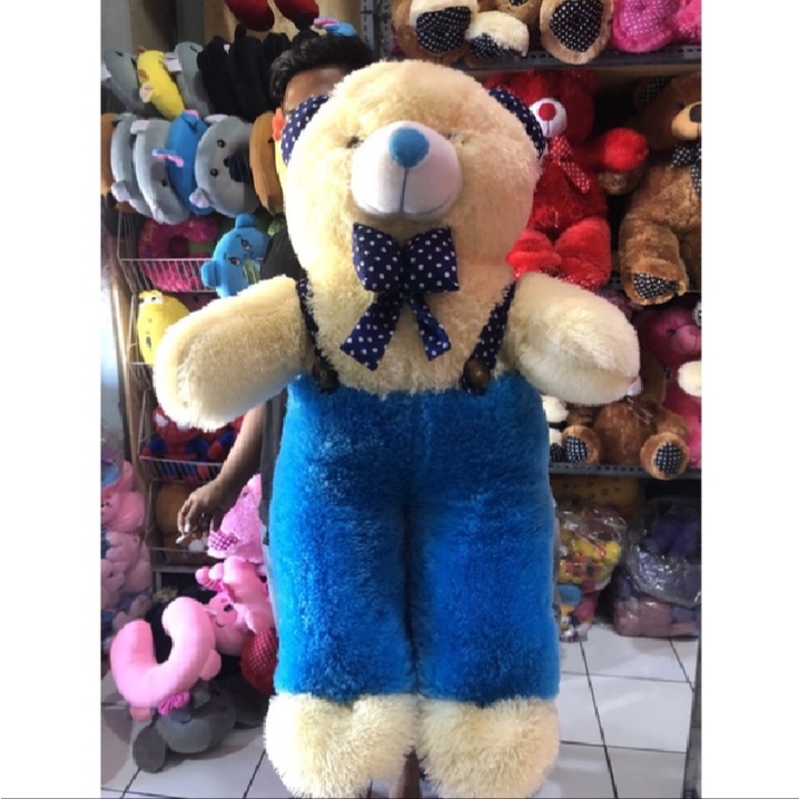 BONEKA TEDDY BEAR JUMBO UKURAN 1 METER BONEKA PLUPI JUMBO BONEKA BERUANG JUMBO