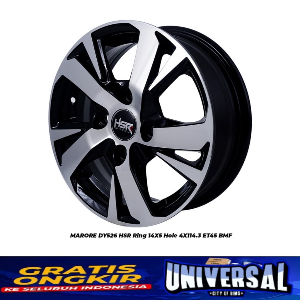VELG MOBIL HSR OEM TYPE MARORE RING14 4X114,3 UNTUK AVANZA LIVINA