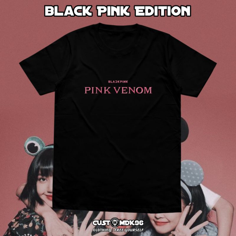 Kaos Blackpink K-Pop Polos Baju Pria Wanita Kekinian
