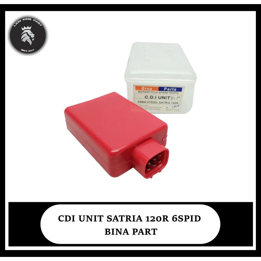 CDI SATRIA 120 R SATRIA120R 6 SPEED MERK BINA PART