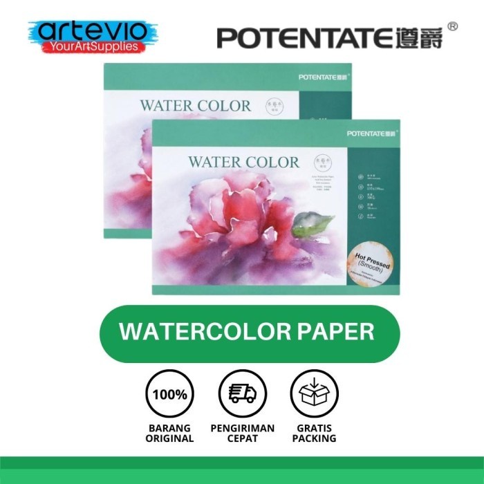 

Update Potentate Watercolor Book / Watercolor Pad Potentate - Hot Pressed Limited