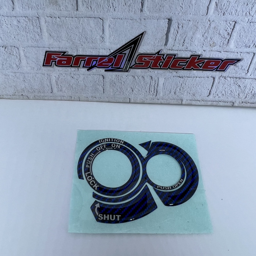 stiker kunci kontak satria fu 150 injeksi sticker kontak raider FI