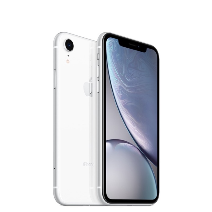 iPhone XR White 128GB ex garansi resmi iBox FULLSET (18WAdaptor charger type C + Type c to lightning