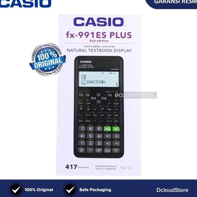 

[READY] CALCULATOR ORIGINAL CASIO FX-991ES PLUS SCIENTIFIC KALKULATOR E8576TRB