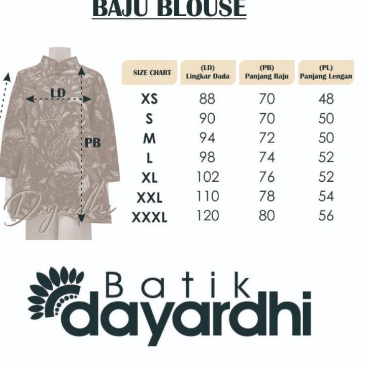 Terpercaya Batik zigzag kuning blouse batik wanita jumbo batik warna kuning baju batik wanita