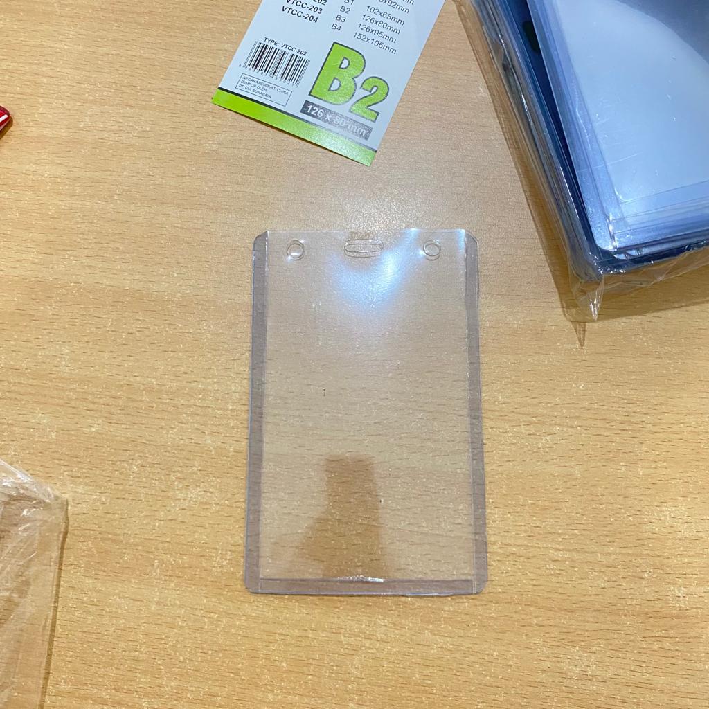 

Card Case Bening / Clear tanpa Tali V-tec B2 12,6 x 8 cm