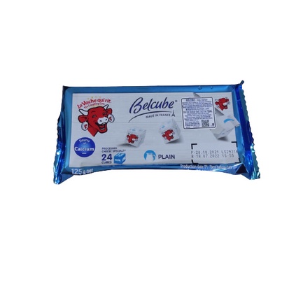 BELCUBE BABY CHEESE SPREAD 24 CUBES 125 GR - KEJU BAYI MPASI HALAL
