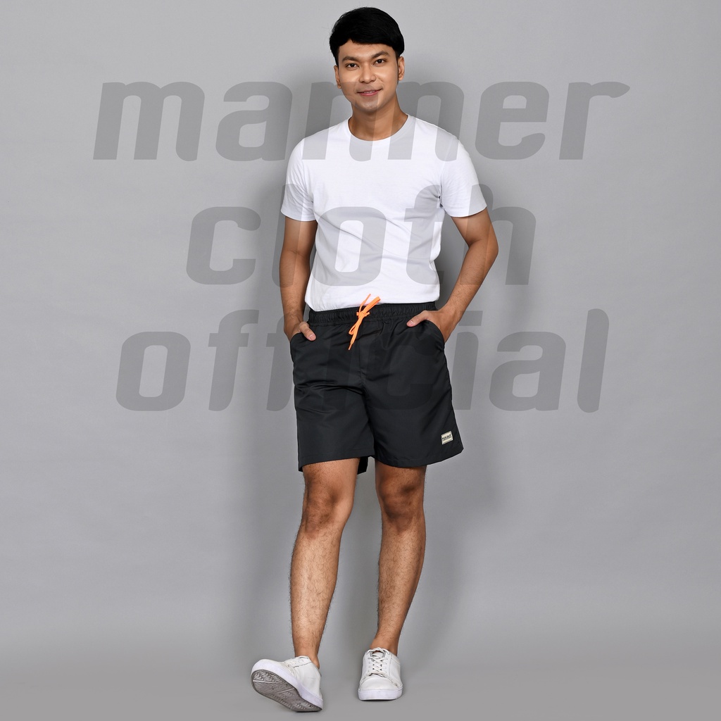 MANNER - Celana Pendek Boardshort Pria / Walkshort Boxer Polos Relax Pants Celana Polos Shortpants Celana Pantai Pria Wanita Parasut Tebal Adem