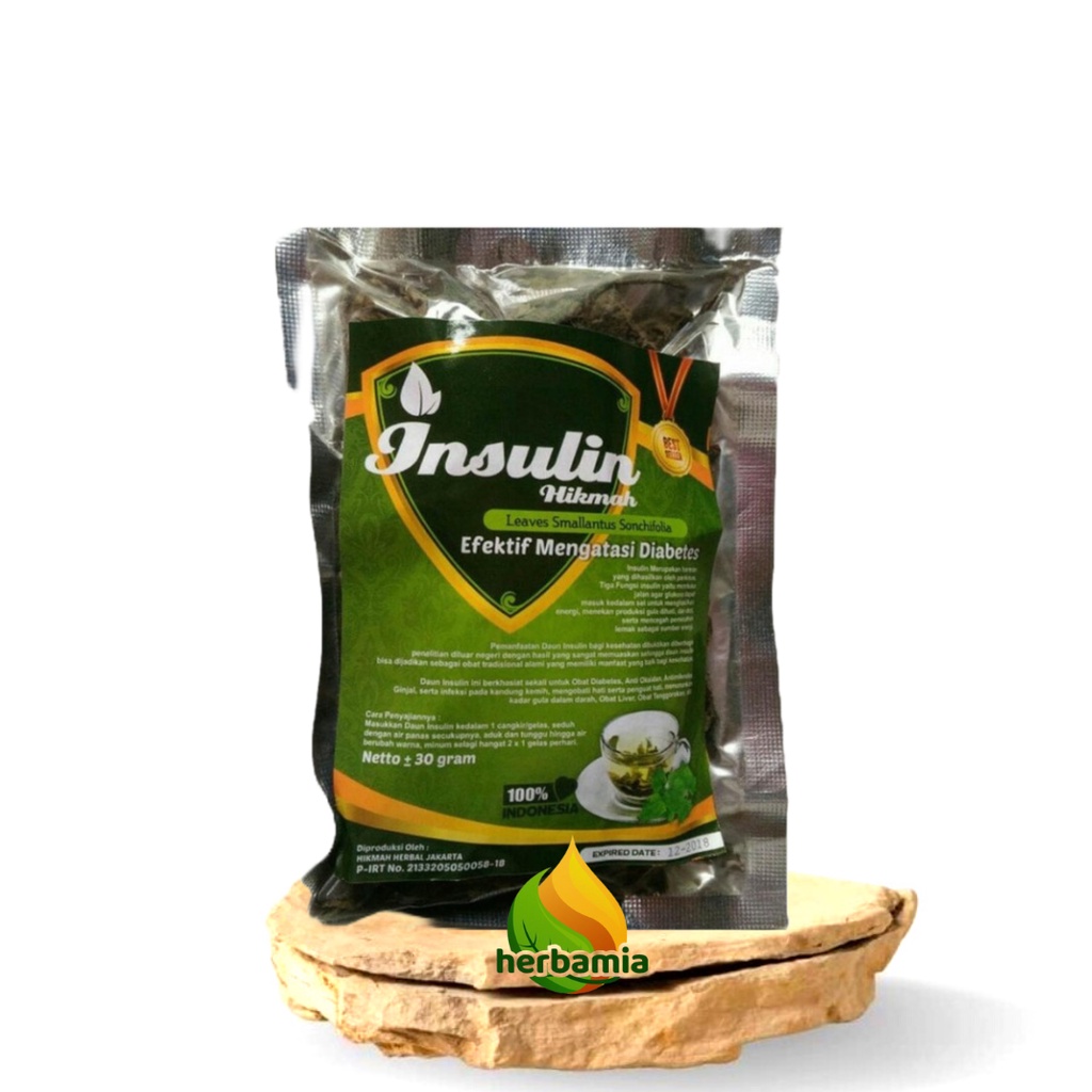 

TEH CURAH DAUN INSULIN HIKMAH 30 gram
