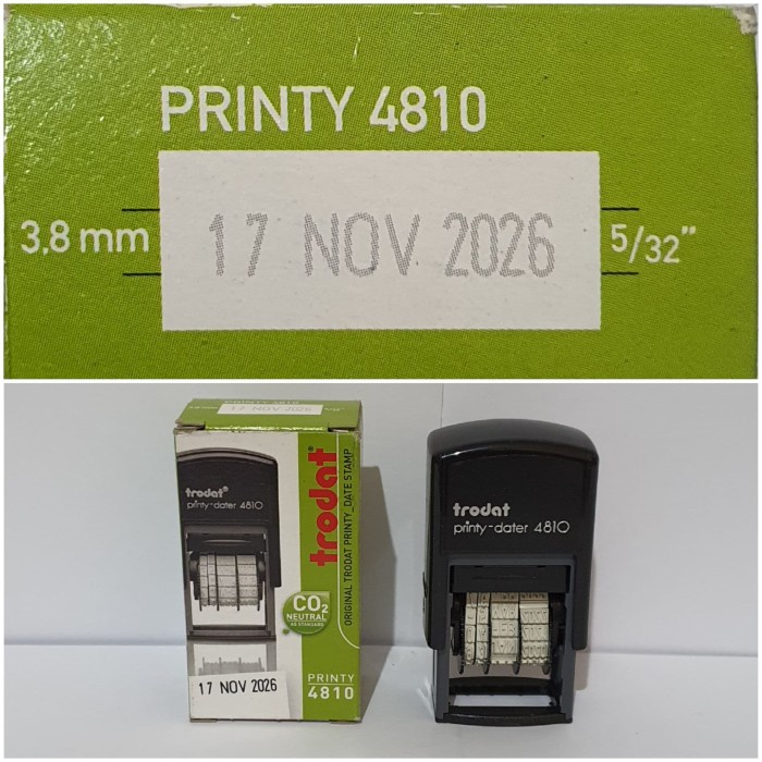 

Sale Stamp Trodat Printy 4810 Dater Tanggal. Frame Kosong Bagus